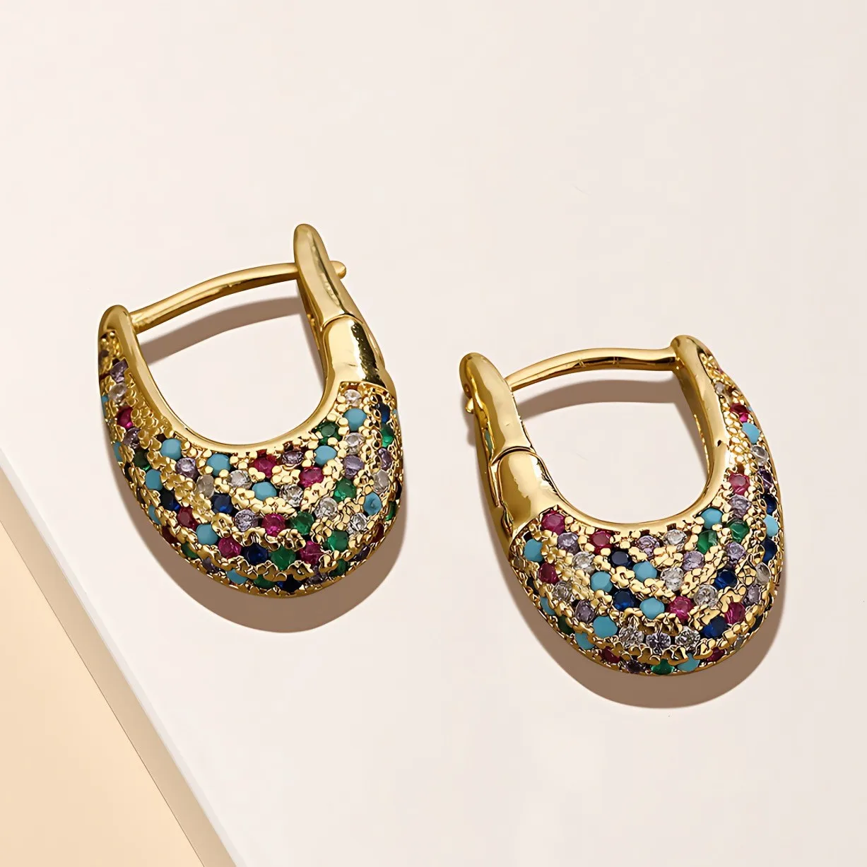 

Модные изысканные серьги из меди с цирконами для женщин, персонализированные и класса люкс