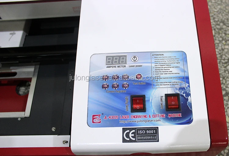 Factory price 40W laser machine 3020 desktop rubber stamp engraving machine