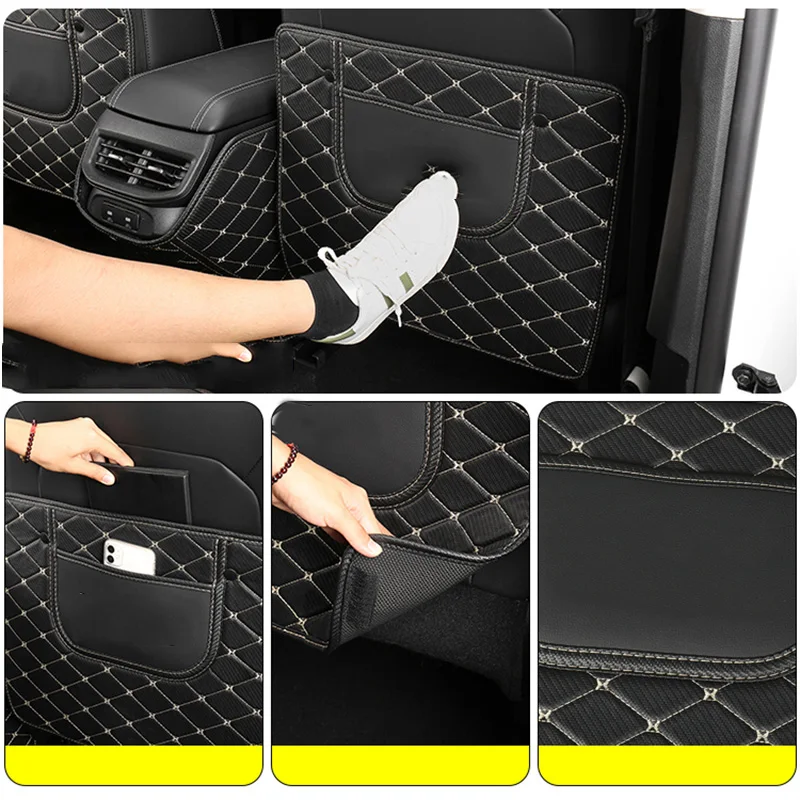 Car Styling Rear Seat Anti-kick Protective Mat Pad Case Cover Stickers Dust-proof For Haval H6 2021 2022