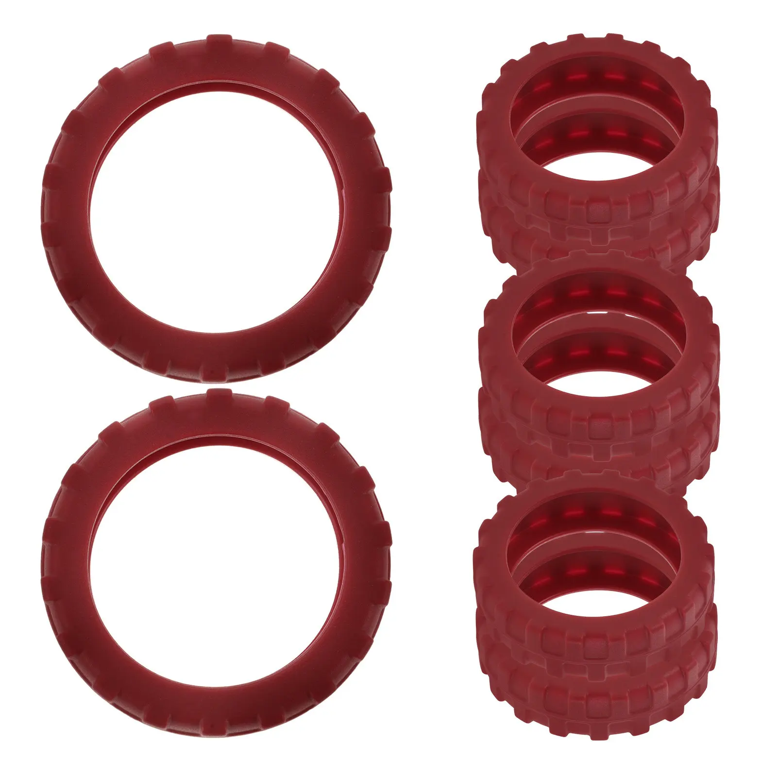8Pcs Silicone Luggage Wheel Covers Shock Absorption Non Slip Protector for Suitcase Wheels Travel Wheel Sleeve Chair
