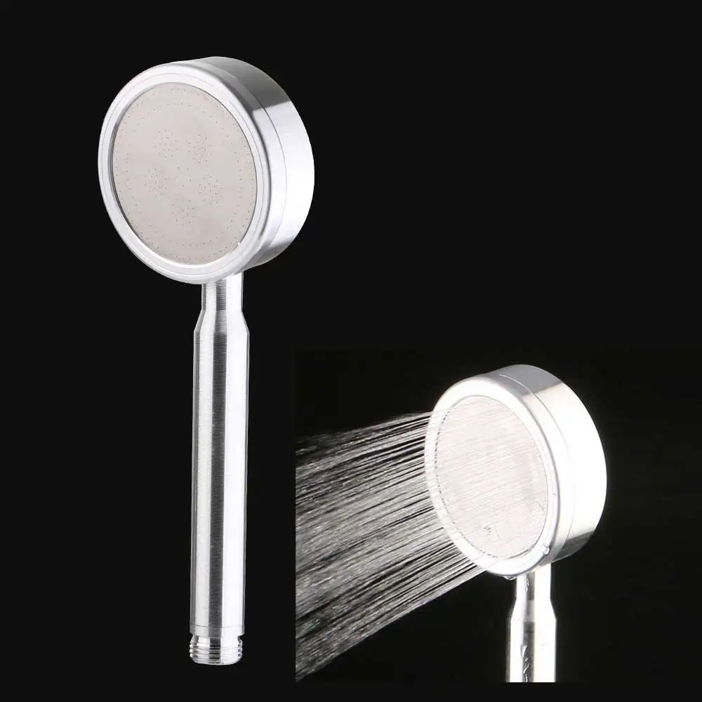 

Water Saving Shower Head High Pressure Large Water Outlet Spray Handheld Aluminum Shower for Bathroom Accessories Wholesale