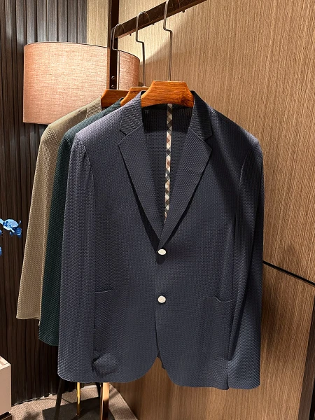 

Эластичный легкий удобный деловой повседневный костюм, осенняя новинка, дышащий, модный, городской стиль, с длинными рукавами