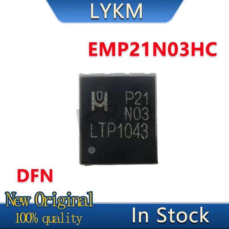 (5-10piece) New Original EMP21N03HC EMP21N03 P21N03 QFN8 Field effect tube In Stock