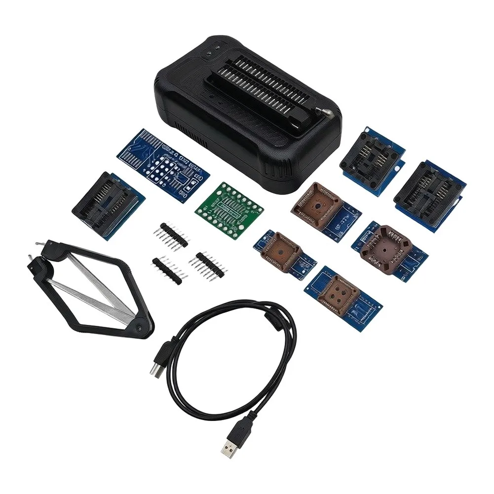 T48 TL866 USB Programmer 40 Pin ZIF Socket High-Speed 120MHz-MCU Supports 256GB NAND EMMC For SPI/NOR For Flash/IC Testing Tool