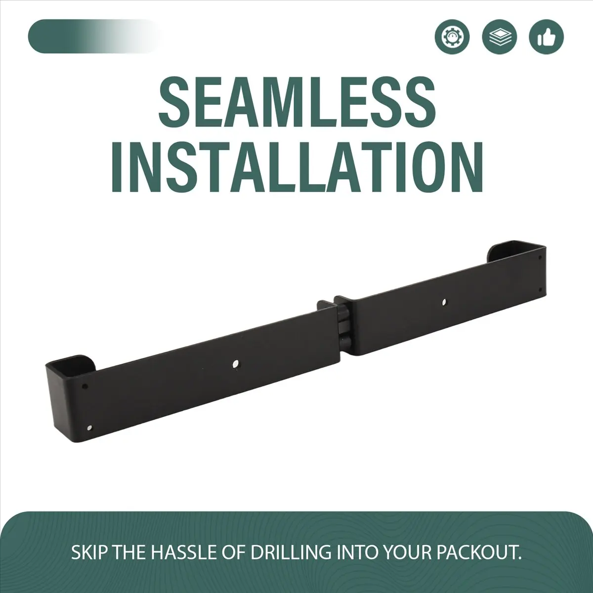 

Компактный держатель монтажной пластины для 48-22-8426 Роликовый ящик для инструментов, установленный на ручке ящика для инструментов