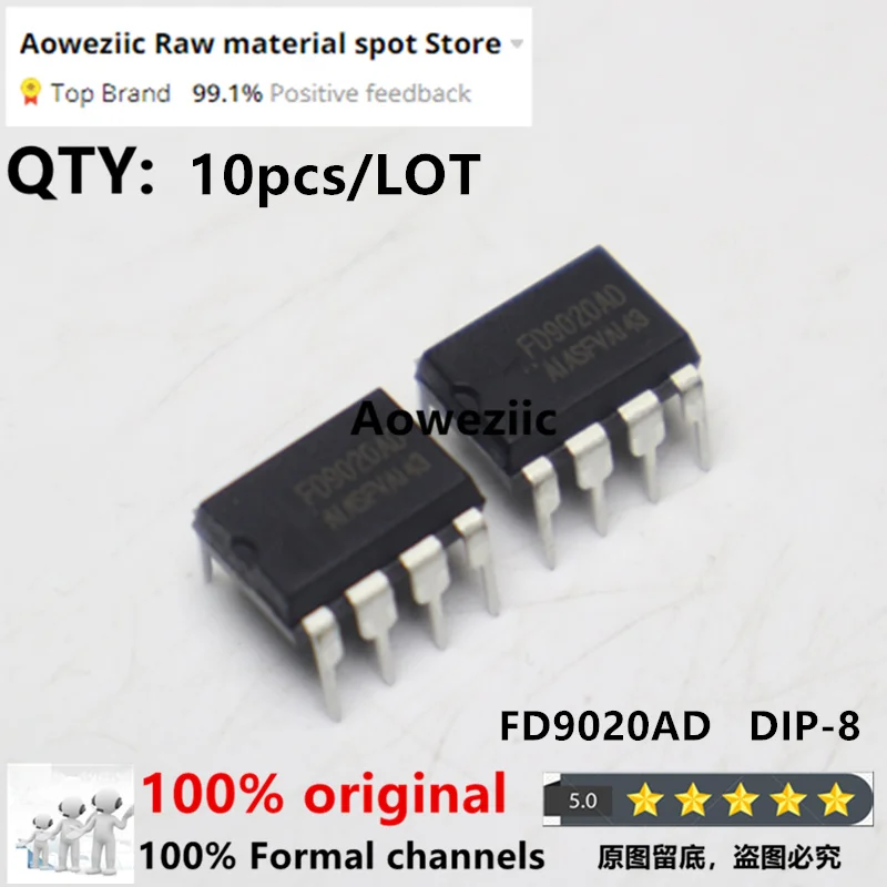 Aoweziic 2021+ 100% новый оригинальный чип управления питанием FD9020AD FD9020D DIP-8