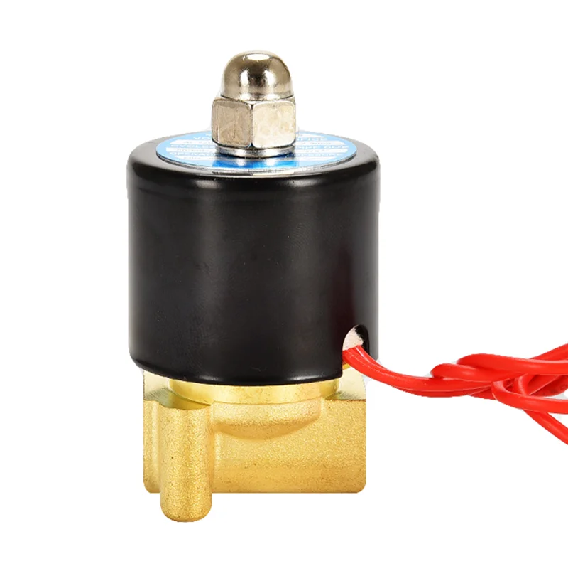 2 Way Air/ Water 2W025-08 Brass Direct Acting Normally Open 12V 110V 24V 220V Micro Mini Water Solenoid Valve