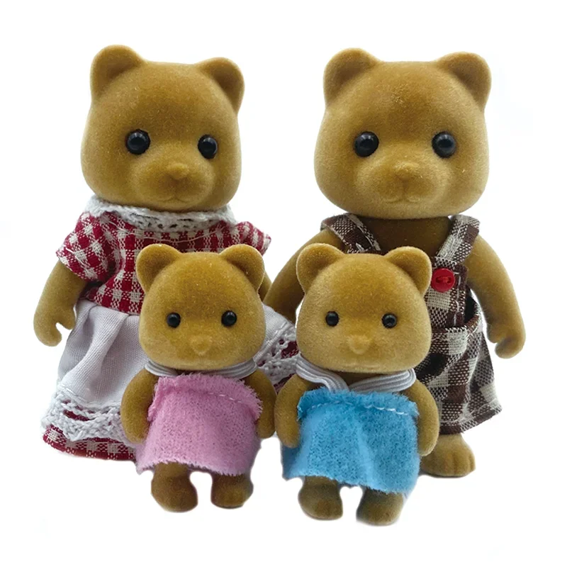 Waldtierfamilie 1_12 Puppenhauszubehör Mini_yythk