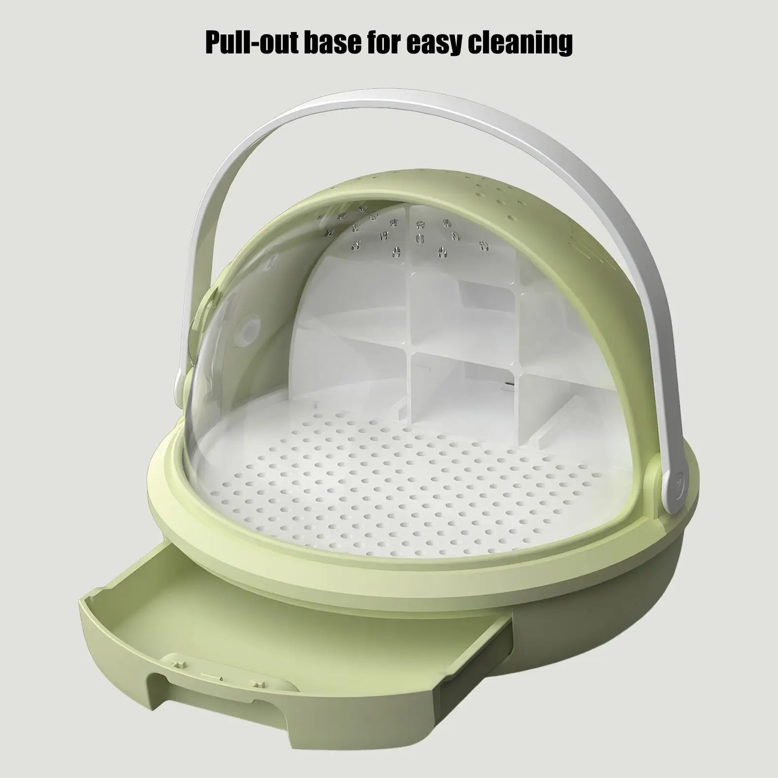 

Reptile Terrarium Breathable Feeding Cage Silkworm Breeding Case With Drawer For Pet Spiders Frog Scorpion Small Animal Science