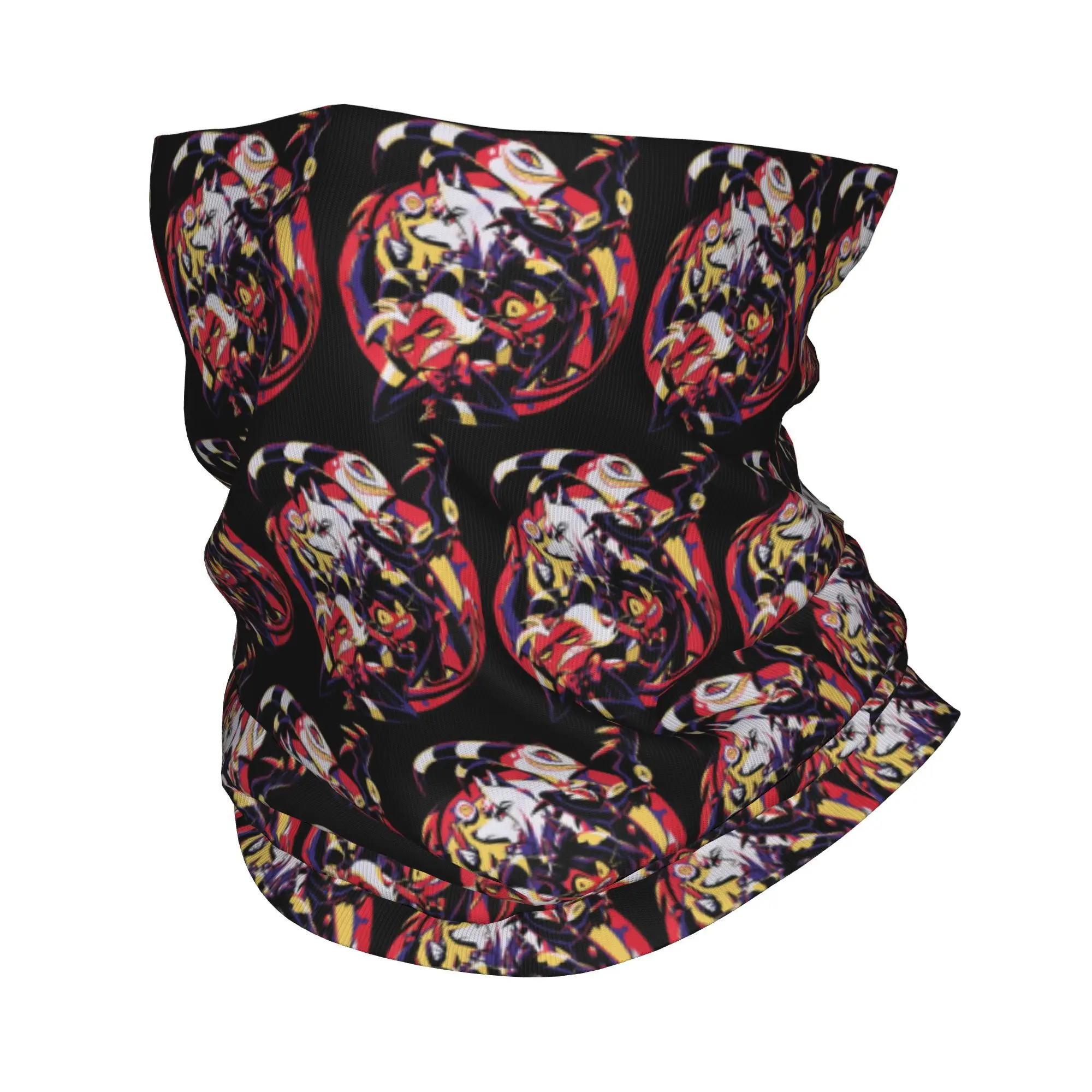 

Helluva Boss Loona бандана на шею шарф с принтом многофункциональная маска для лица для верховой езды унисекс для взрослых ветрозащитная