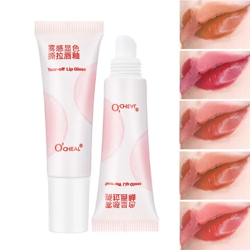 O'CHEAL ملون شفاه مخملي 12 ساعة مقاوم للارتداء يدوم طويلاً وغير قابل للتجفيف ومقاوم للتلطخ وصمة عار لامعة بدون ريش 10 ألوان #2