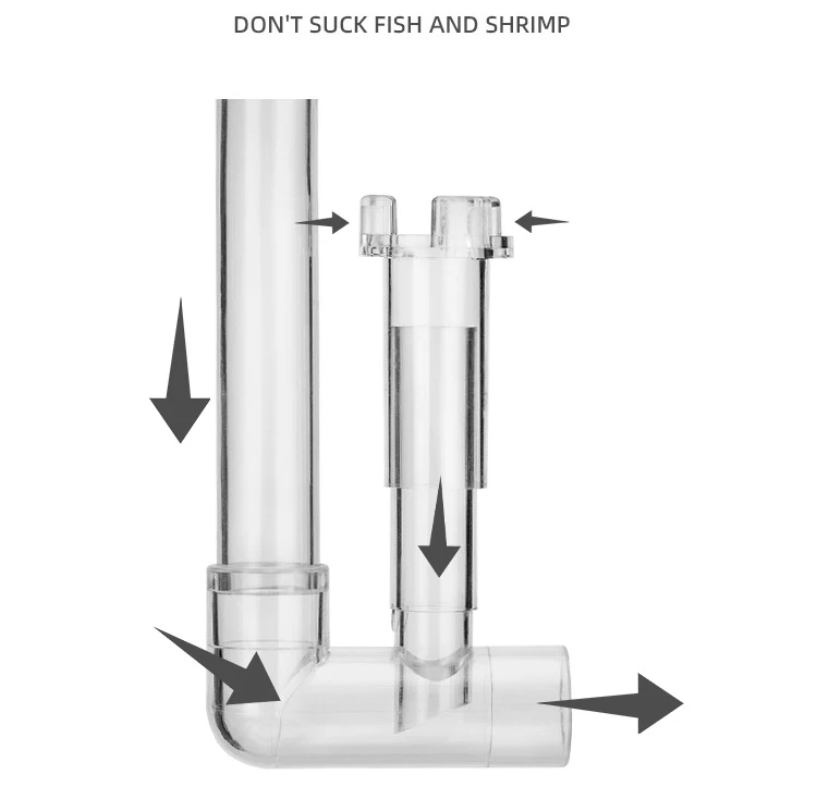 AQUAPRO Kunststoff Inflow Outflow Einlass Auslass Skimmer Lilie Aquarium Zubehör Tank Rohr Fisch Wasser Filtro Fishbowl Akvarium – Detail 4