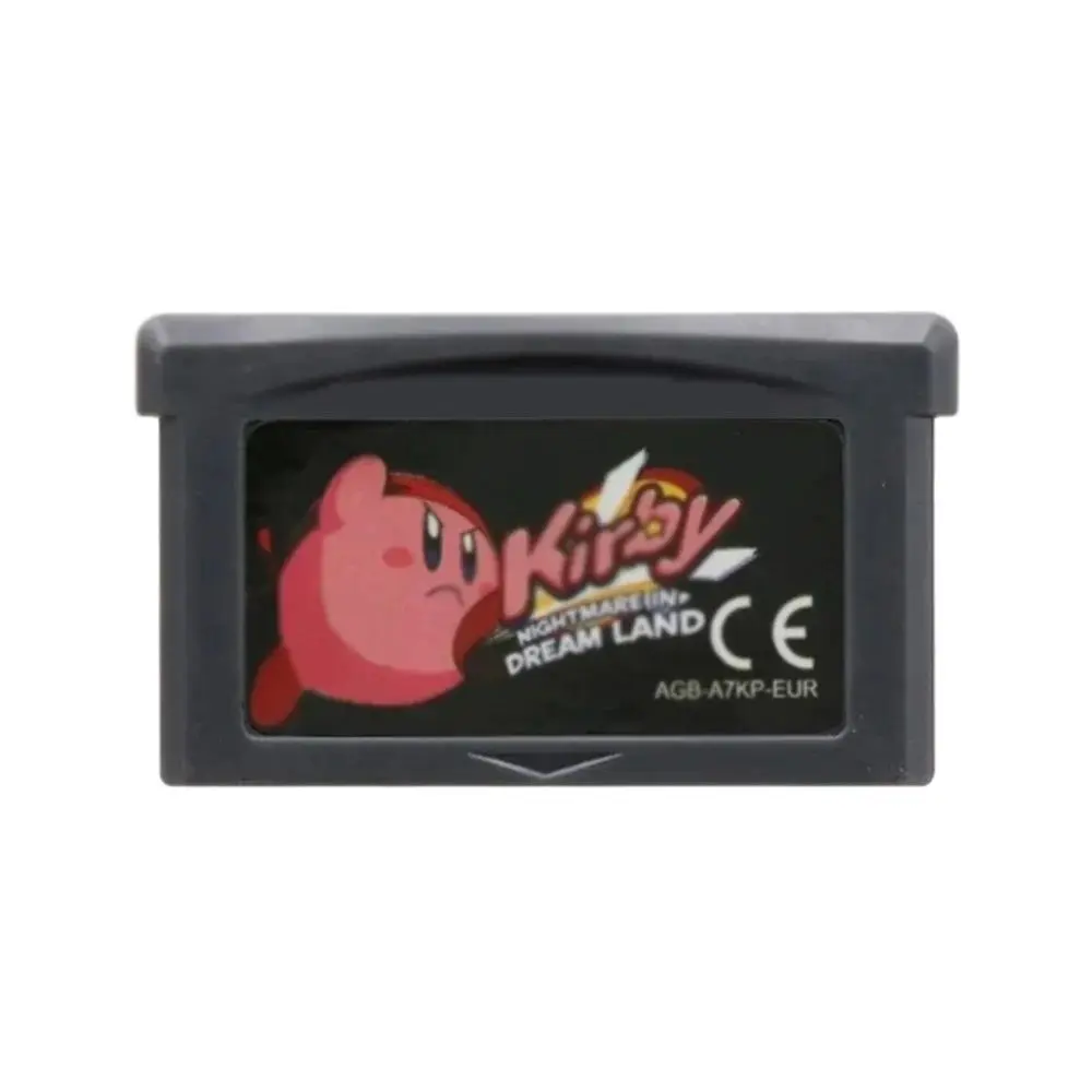 GBA Kirby Game Cartridge 32-Bit Video Game Console Card Amazing Mirror Nightmare in Dream Land for GBA NDS