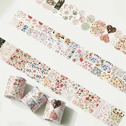 Vinatge Blooming Flowers Weaving Dreams Washi Tape for Card Making DIY Scrapbooking Plan Decorative Sticker