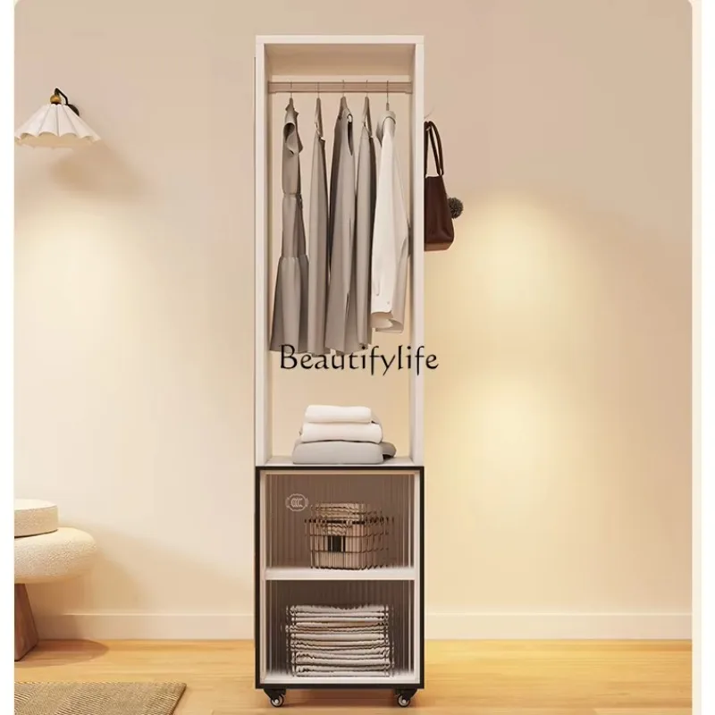 

yj5Dressing Mirror One-Piece Hanger Home Storage Full-Length Mirror Full Body Floor Mirror