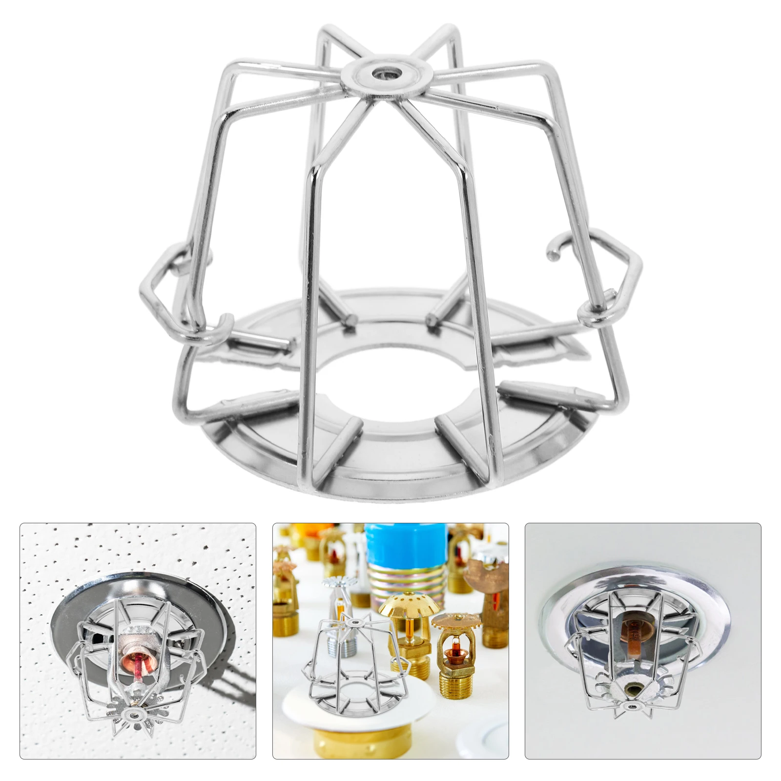 

Head Metal Dust Debris Iron Protection Plate Cap For Ceiling Hydrant Lawn 3/4 Inch Fire Escutcheon Smoke