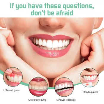 Gotas reparadoras de encías Alivio de la inflamación gingival retraída Cuidado de la limpieza de encías Higiene periodontal bucal Eliminar amarillez Eliminar manchas 10 best sales Chiclete - №1