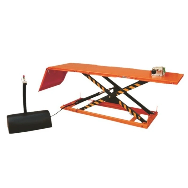 Lifting platform hydraulic lift for locomotive maintenance