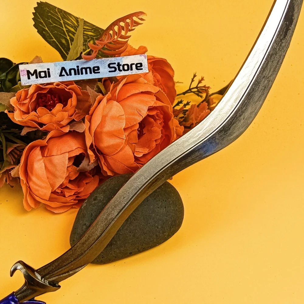 8,6-calowa Metalowa Katana Elden Oryginalny Samurajski Saber Stalowy Miecz z Ząbkami Anime Nóż Ninja Realistyczny Rozmiar Japońska Katana Niedziałający Nóż Zabawka Prezent