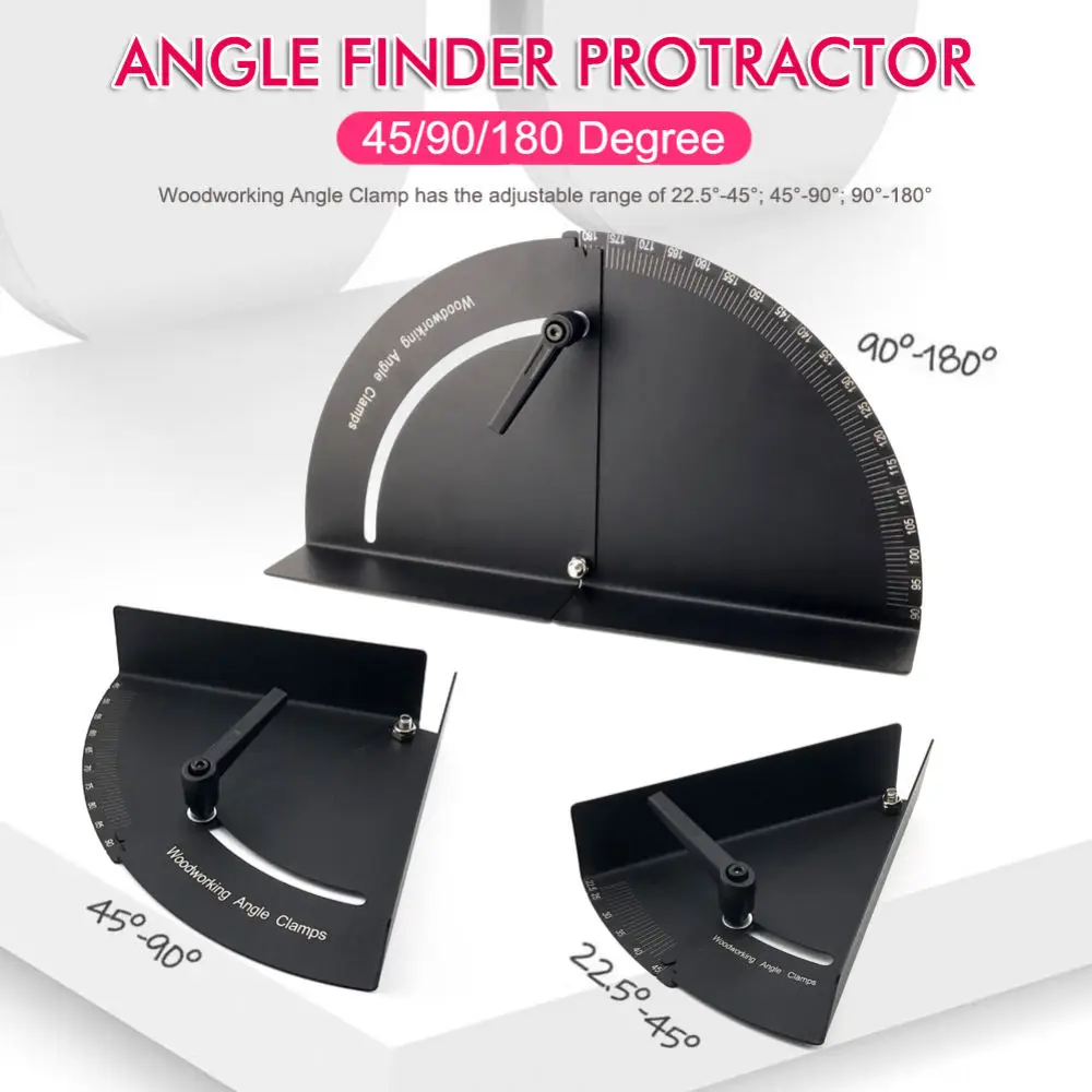 Stainless Steel Miter Angle Clamp Adjustable Woodworking Jig Tool For Cabinetry Assembly And Precise Corner Alignment