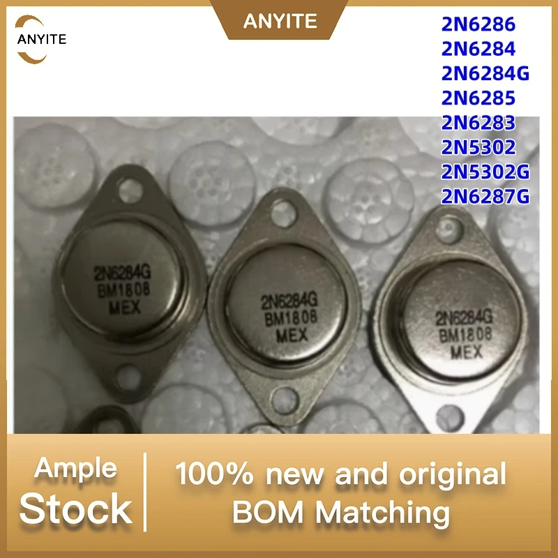 5PCS/lot 2N6286 2N6284 2N6284G 2N6285 2N6283 2N5302 2N5302G   2N6287G