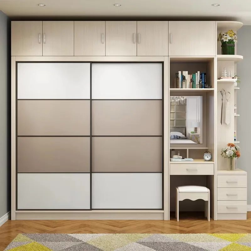 hot selling cabinet closet organizer bedroom a print white wardrobe with 2 door furniture