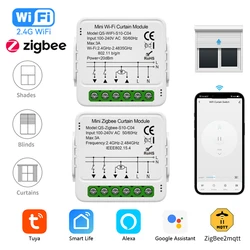 Tuya Smart WiFi ZigBee modulo tenda tende avvolgibile motore elettrico Smart Curtain Switch funziona con Alexa Google Home