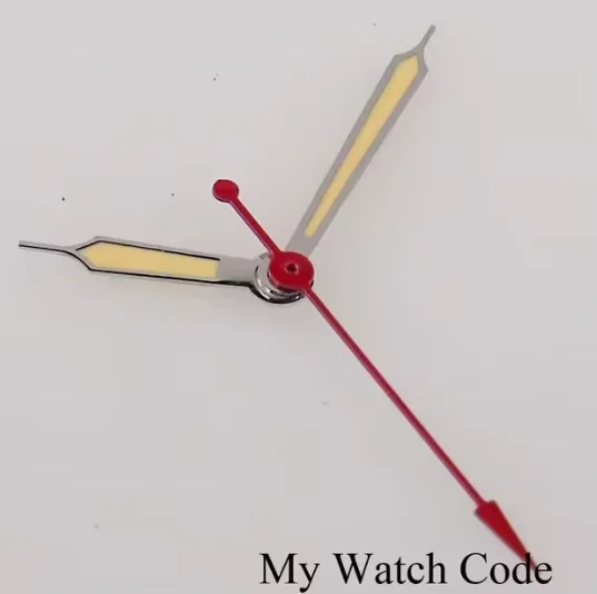 Nologo 29mm red yellow numbers Marks Pilot Field Watch Dial Face for NH35 PT Clock Watch Mod Case Vintage Black Hand SKX Mod