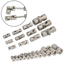 RC Boat Car Metal Universal Joint Coupler 2/2.3/3/3.17/4/5/6/8/10mm Steering Rudder Motor Boat Shaft Connector Cardan Joint