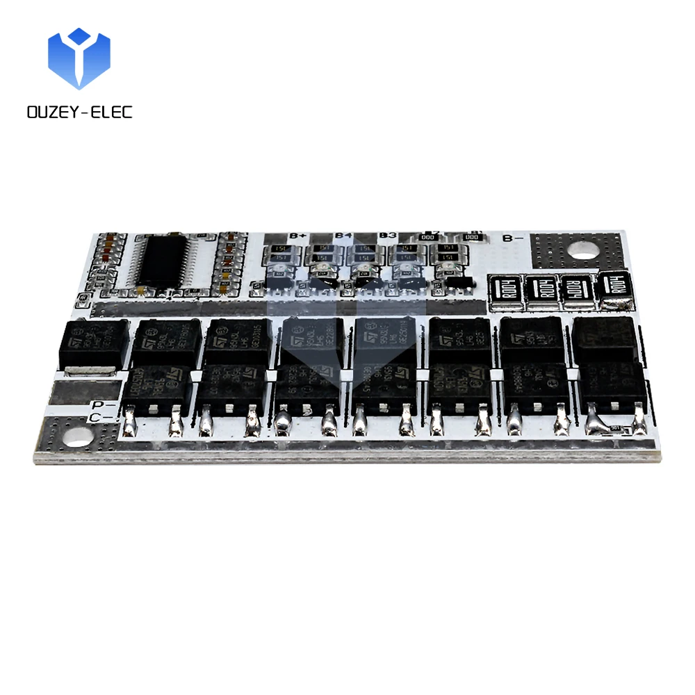 Panneau de Protection de batterie au Lithium 3S 4s 5s, système de gestion de batterie, Module d'égalisation actif avec indicateur lumineux, Module BMS