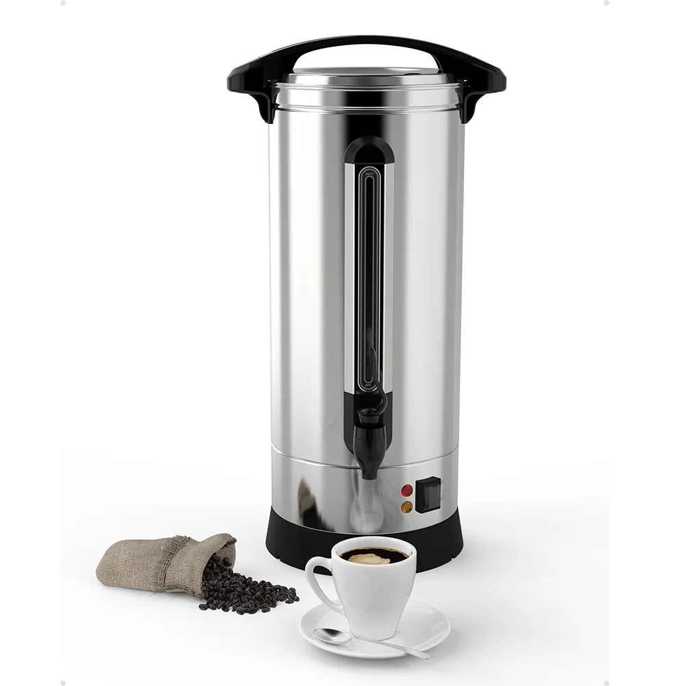 Commercial Coffee Urn, Fast Brew Stainless Hot Water Dispenser, Coffee Dispenser Electric, Hot Water Urn for Catering