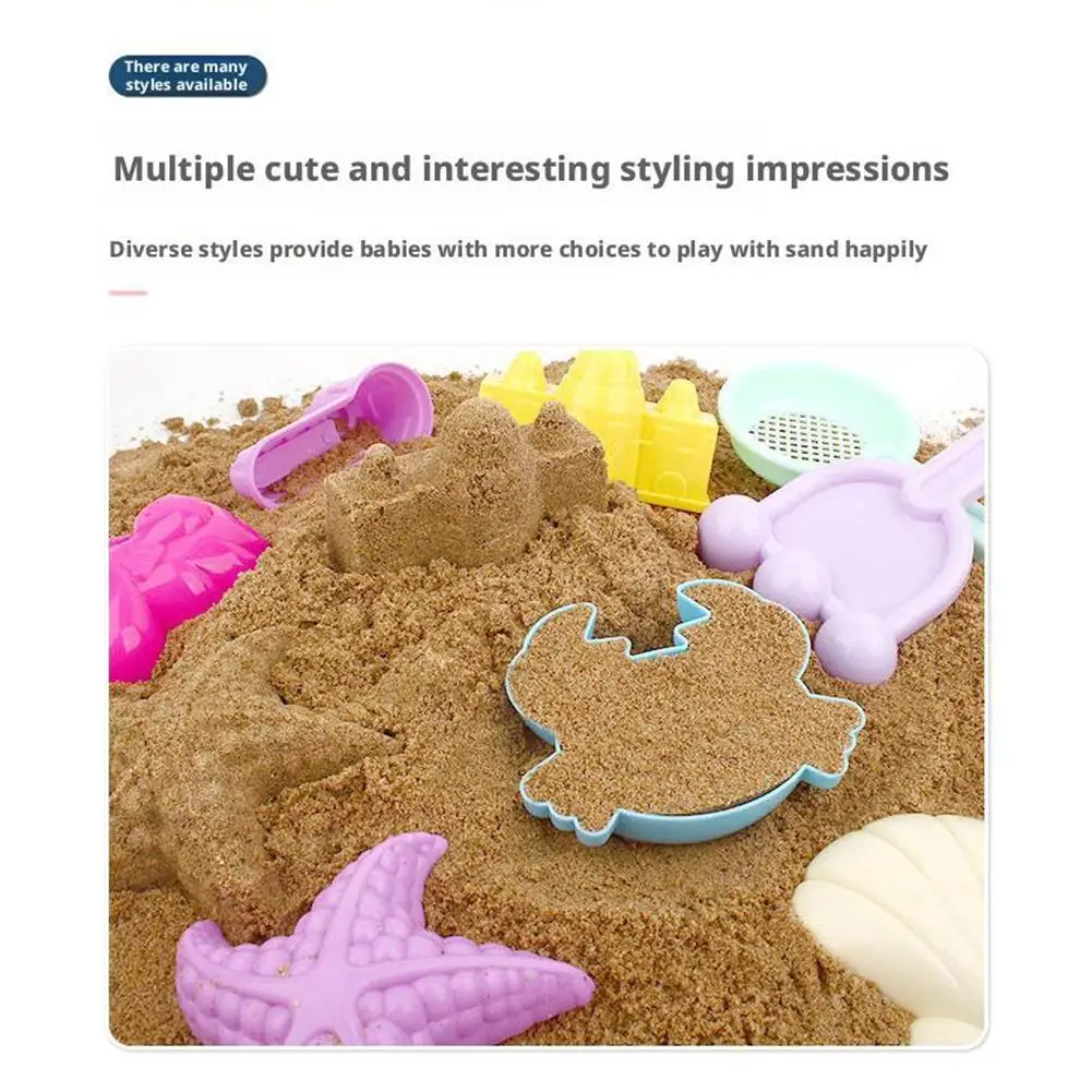 Juego de juguetes de arena para playa al aire libre, kit completo de herramientas para niños para jugar en la arena y crear castillos