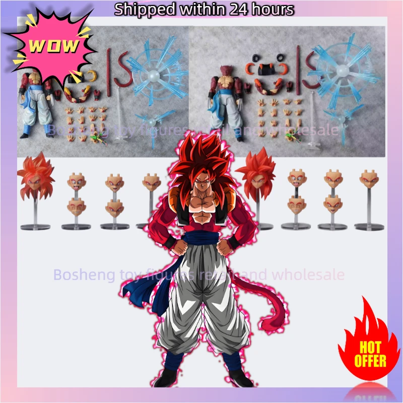 

NEW KAMIONE 03AB Action Figure SSJ4 Gogeta Dragon Ball GT 3.0 Figures Super Saiyan 4 Gogeta Anime Figurine SHF Collection Model