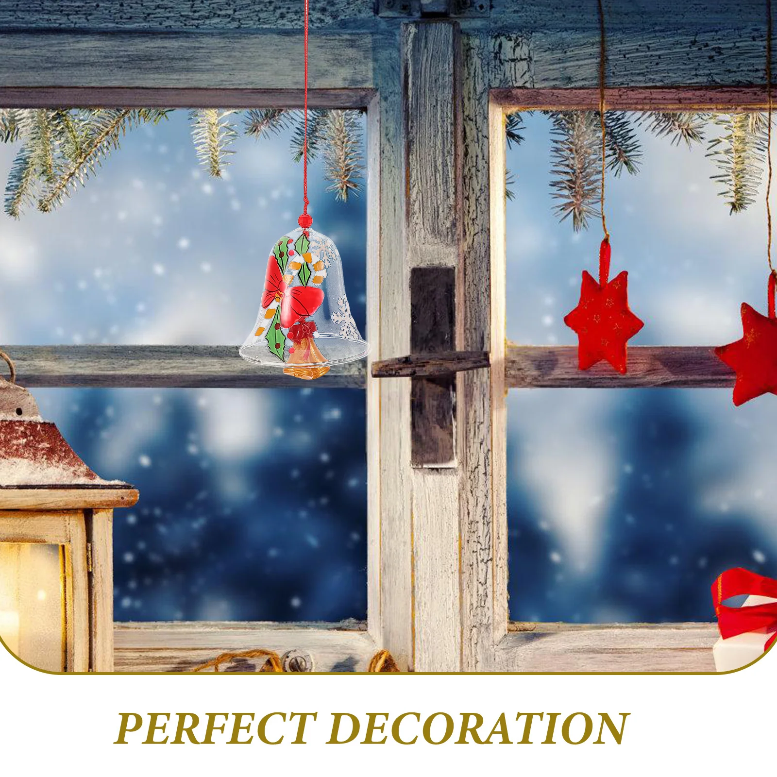 

Chic Glass Wind Chime Exquisite Home Adornment Relaxing Breeze Sound Craft Christmas Wind Chime Glass Craft Ornaments