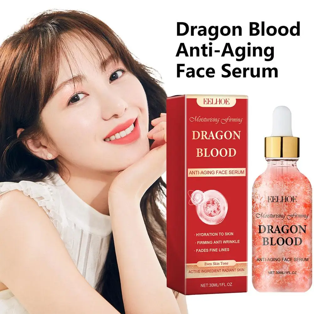 

30ml Dragon Blood Serum Placenta Rejuvenation Anti Whitening Cosmetics Aging Wrinkle Firming Remove Essence Face Skin J0N2