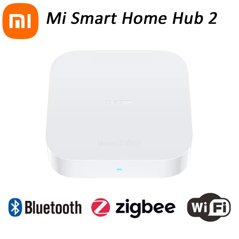 Versión Global Xiaomi Mi Smart Home Hub 2 compatible con Bluetooth, malla Bluetooth, Zigbee Gateway 128MB Control remoto Wi-Fi de doble banda