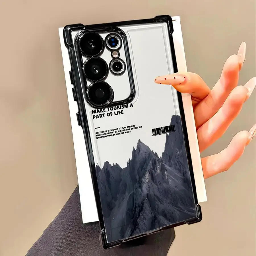 

Snow Mountain Cool Case for Samsung Galaxy S25 S23 S24 S21 Plus S22 Ultra S25Edge S20 FE Phone Cover