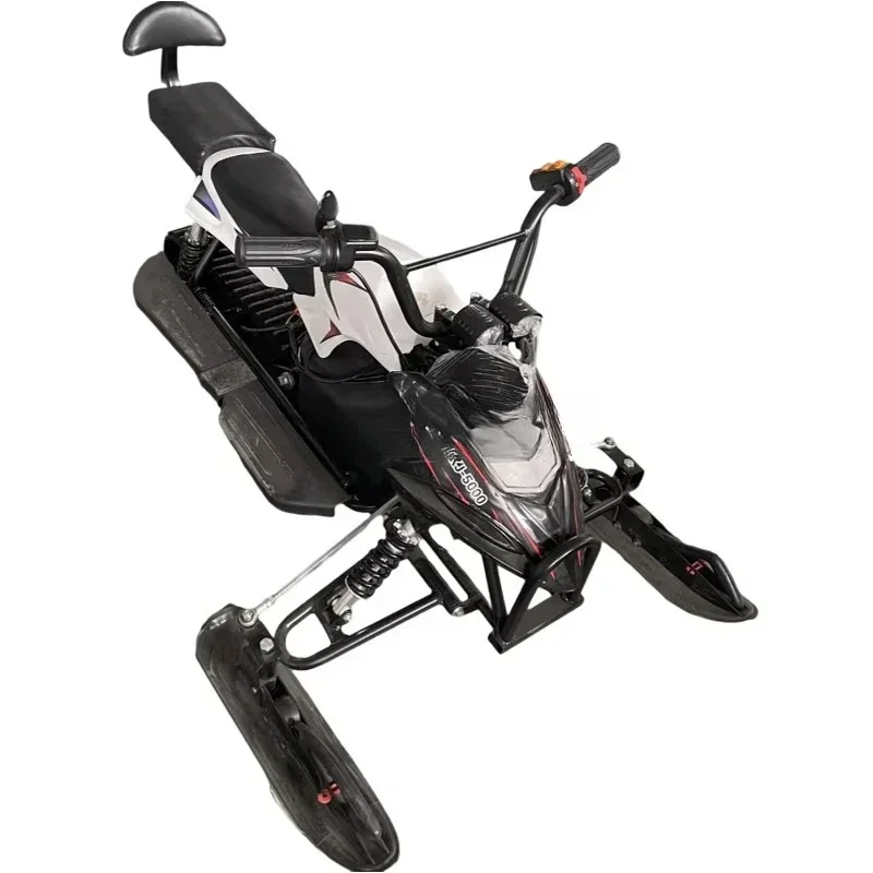 Electric snowmobile manufacturer direct sales track beach snowmobile ice and snow plow ski bike