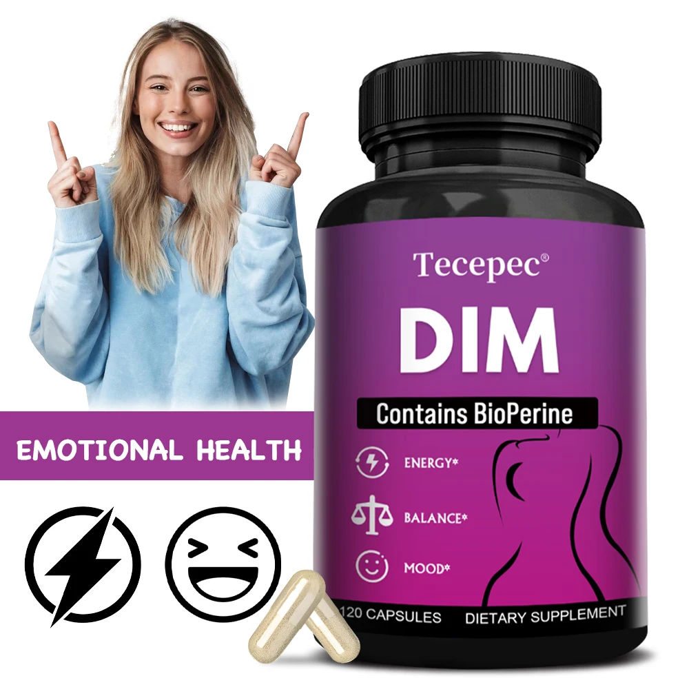 DIM Health Supplements - Piperine Extract Capsules Helps with Menopausal Metabolism Relieves Hot Flashes and Night Sweats