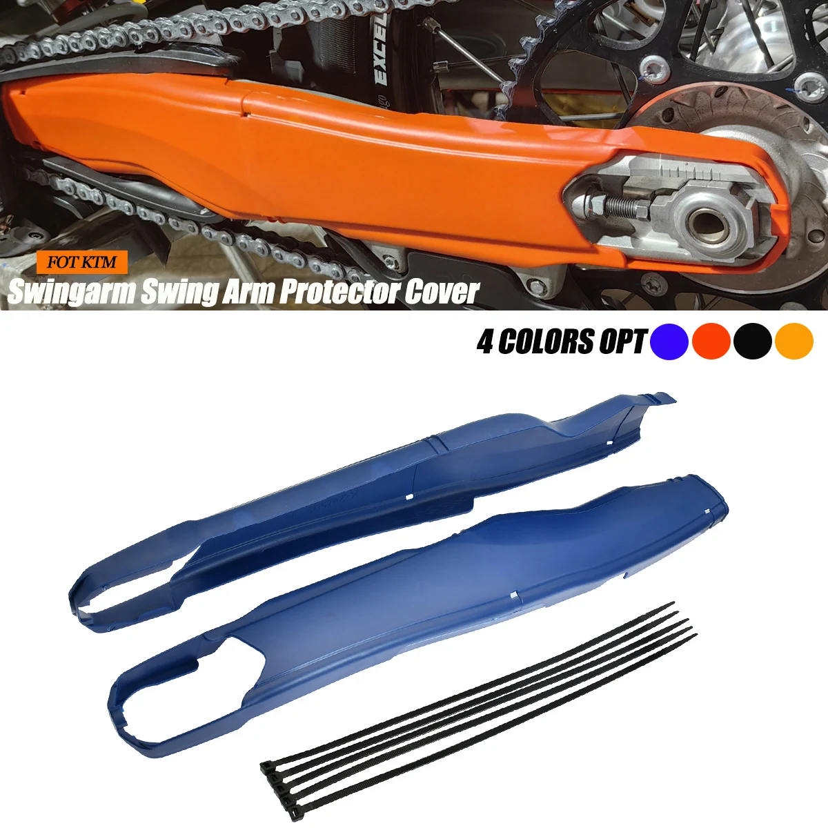 

New 2024 For KTM Husqvarna Motorcycle Swingarm Swing Arm Protector SX SXF XC XCF 125 250 300 350 450 501 TC TE FC FE FX 2024