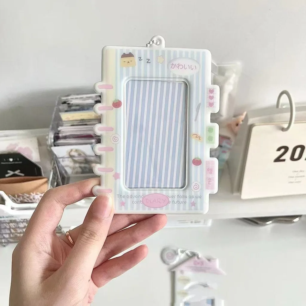 Cartoon Kpop Photocard Holder Camera Mobile Phone Shaped Idol Photocard Binder 3Inch Photo Storage Case Protection Cover
