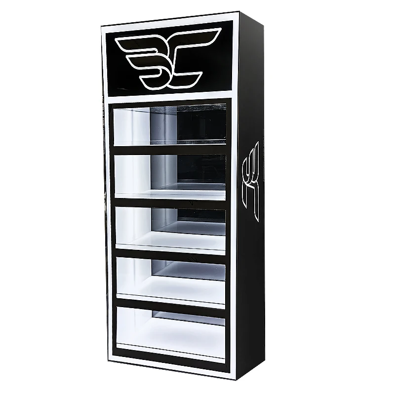 custom.TINYA USA America Display Stand Furniture Rack Floor Display Cabinet Showcase Smoke Shop Convenienc