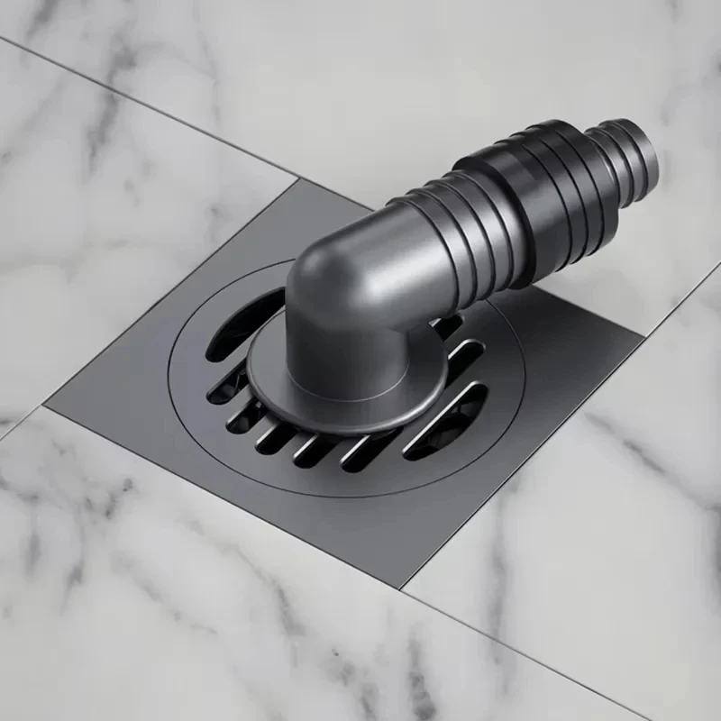 UIDA 0 Square Copper Brass Deodorant Dual Purpose Floor Drain for L oratory Furniture