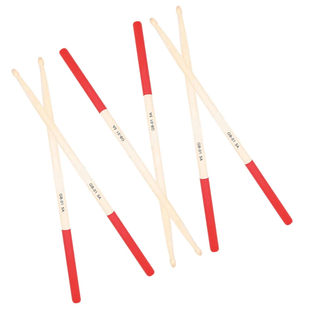 

3 Pairs Maple Anti-slip Drum Stick Child Drumstick Practice Drumsticks for Adults