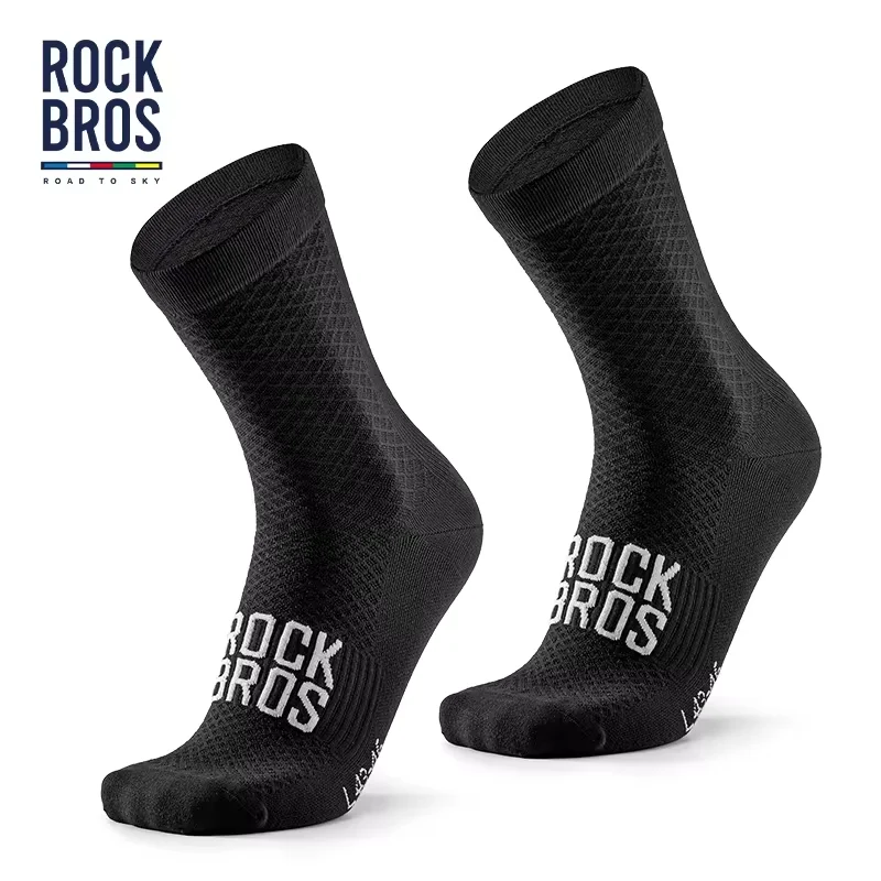 ROCKBROS ROAD TO SKY Sport Socks Professional Cycling Socks High Elastic Shock Absorbing Sock Breathable Sock Bike Socks