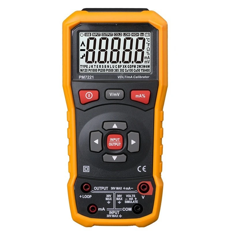 PM7221 Process Calibrator Multifunctional Signal Generator Voltage and Current Standard Source