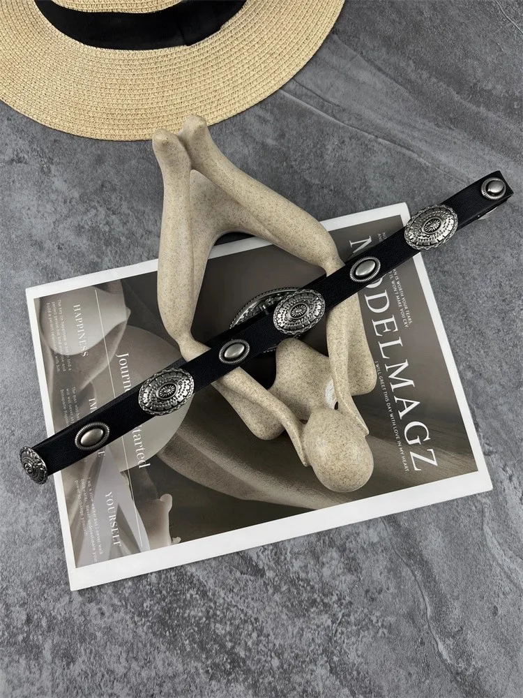 여성용 빈티지 버클 PU 가죽 코르셋 여성용 허리띠 코트 웨이스트밴드 드레스 장식 좁은 벨트 J1697