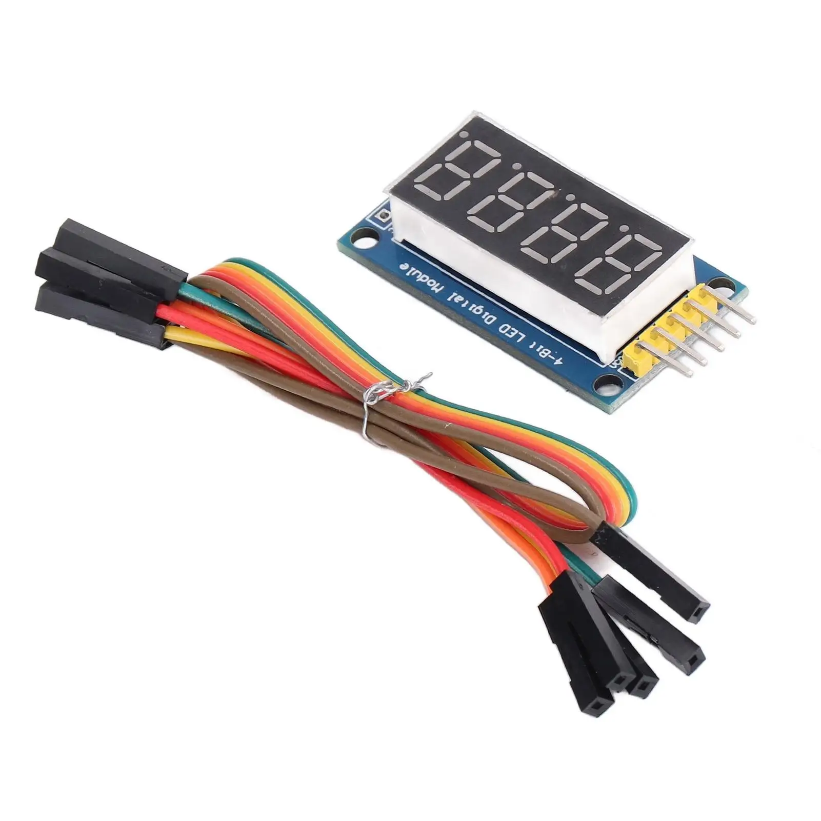 4 Digit Digital Tube Module 74HC595 Driver Adjustable LED Display Module Jumper 3.3V to 5V New Version