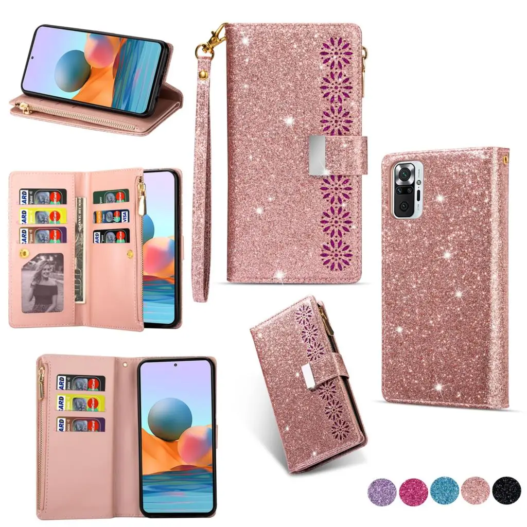 

Leather Flip Wallet Case for XiaoMi Redmi Note 10 10S 9 9s 8 8T 8A 9A 9C 11 10T Pro Lite POCO X3 F3 K30 K40 Funda Protect Cover