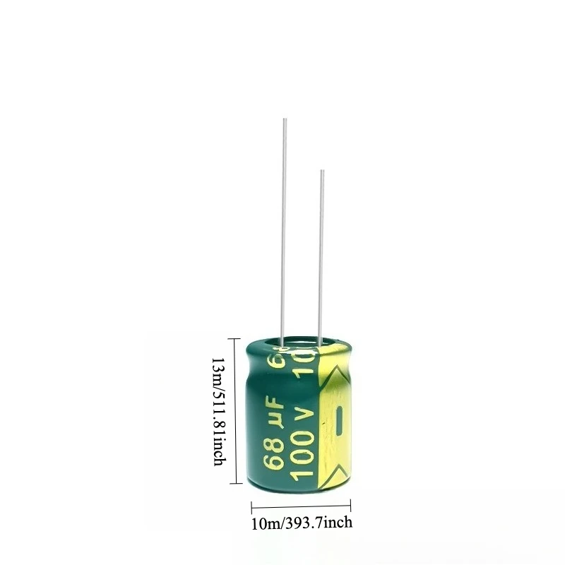

70pcs 100V 68uF Electrolytic Capacitor High Frequency Low ESR Long Life 10x13mm for Power Supply